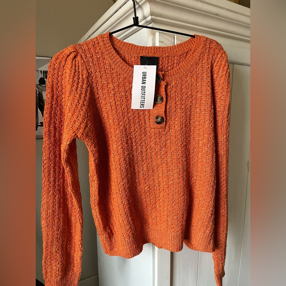 Urban Outfitters Orange Sweater